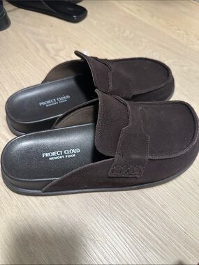 Project Cloud Memory Foam Slip-On Loafers in Dark Brown